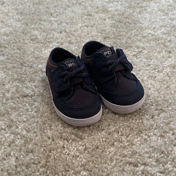Sperry Navy Blue Kids Sneakers - Picture 1 of 3